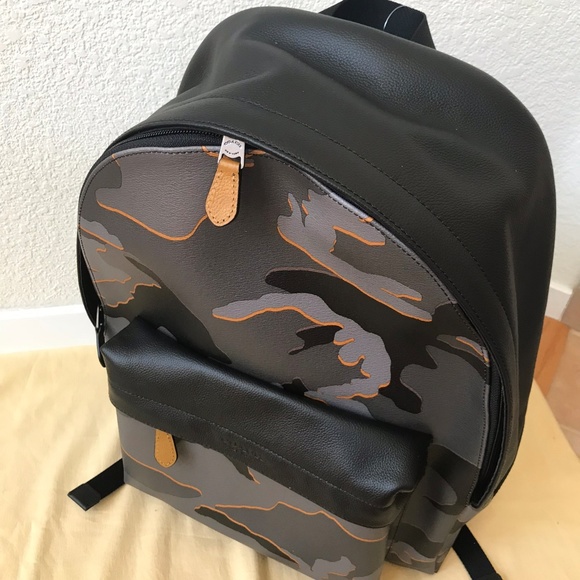 $550 NWT Coach Charles Backpack with Camo Print F3 - Picture 4 of 8
